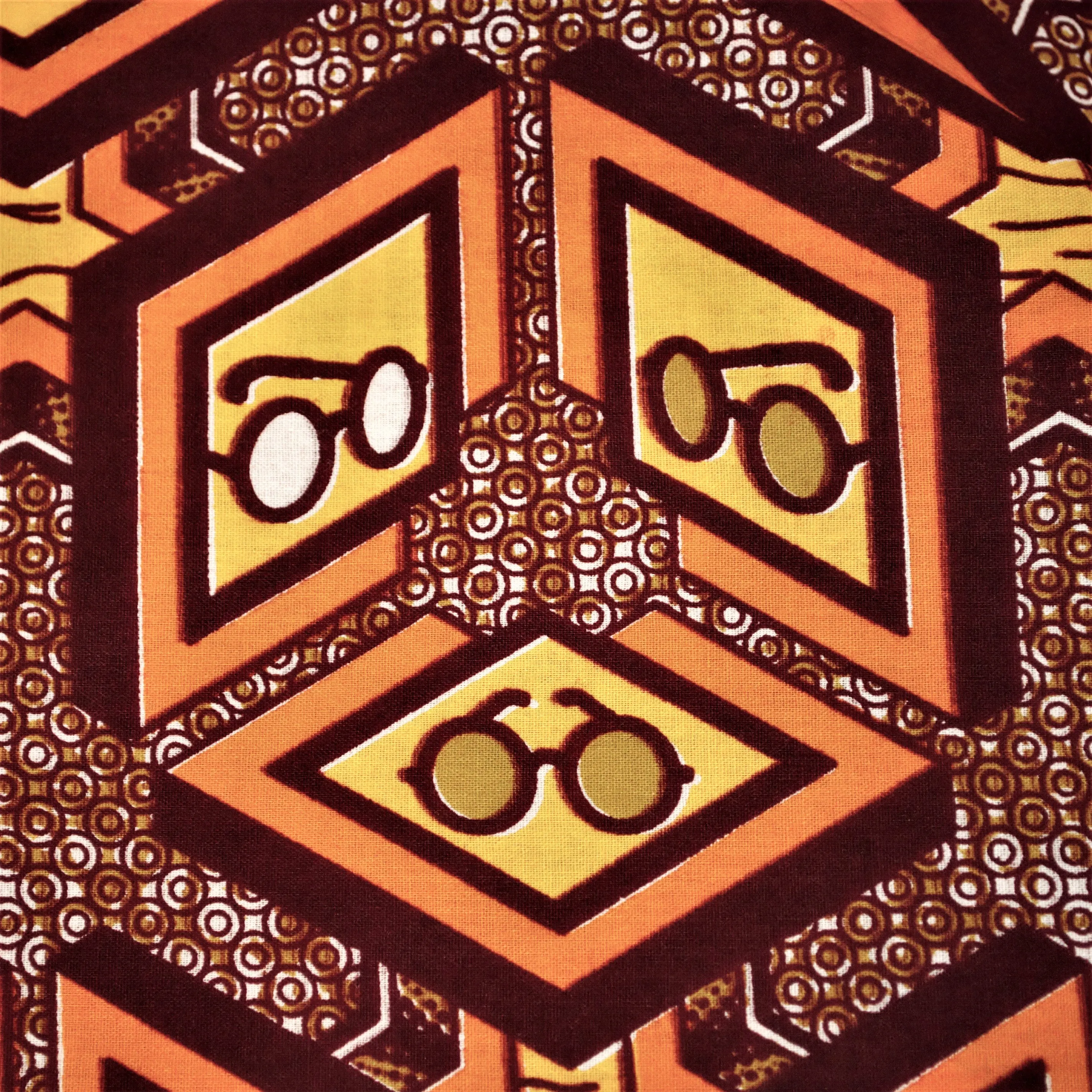 Fellow Ghanaians Glasses Brown Lockdown