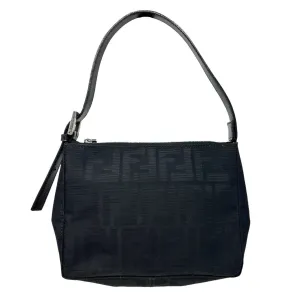 Fendi Black Logo Mini Shoulder Bag