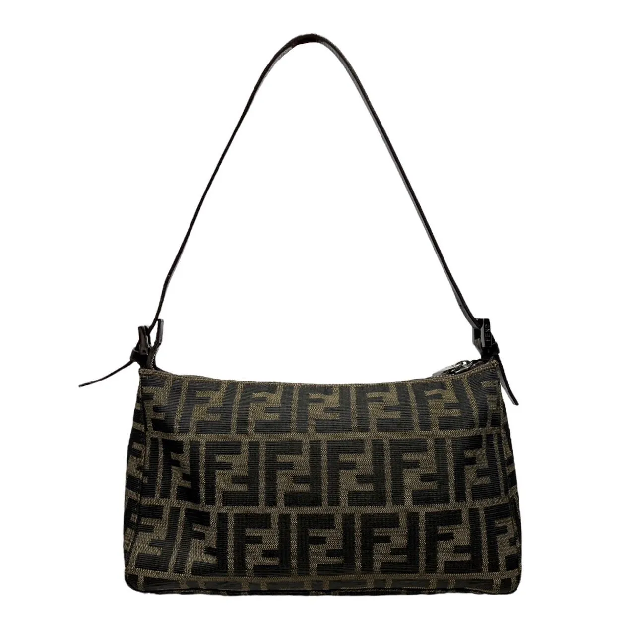 Fendi Brown Logo Mini Shoulder Bag