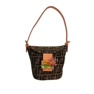 Fendi Logo Flower Clasp Mini Bag