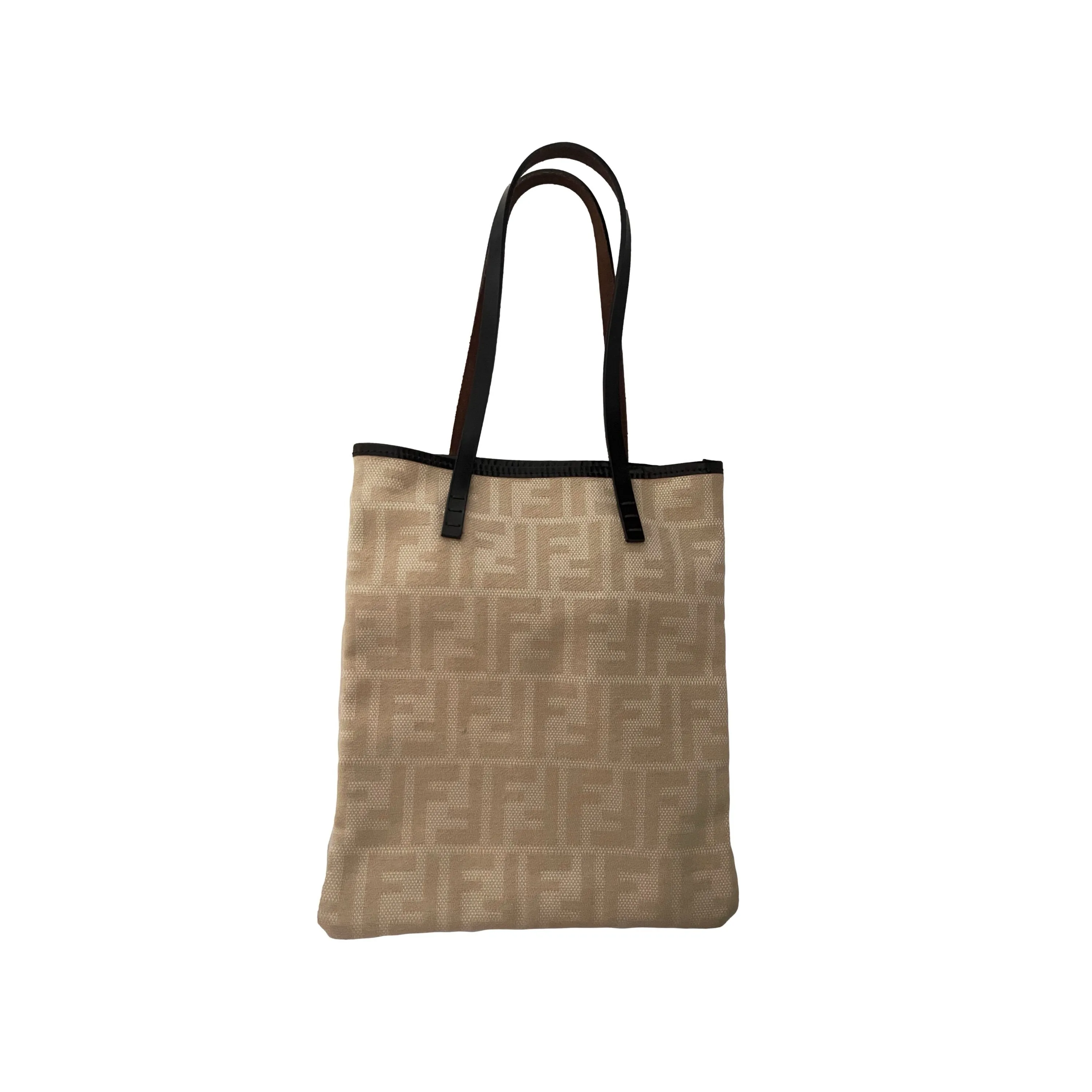 Fendi Natural Monogram Mini Tote
