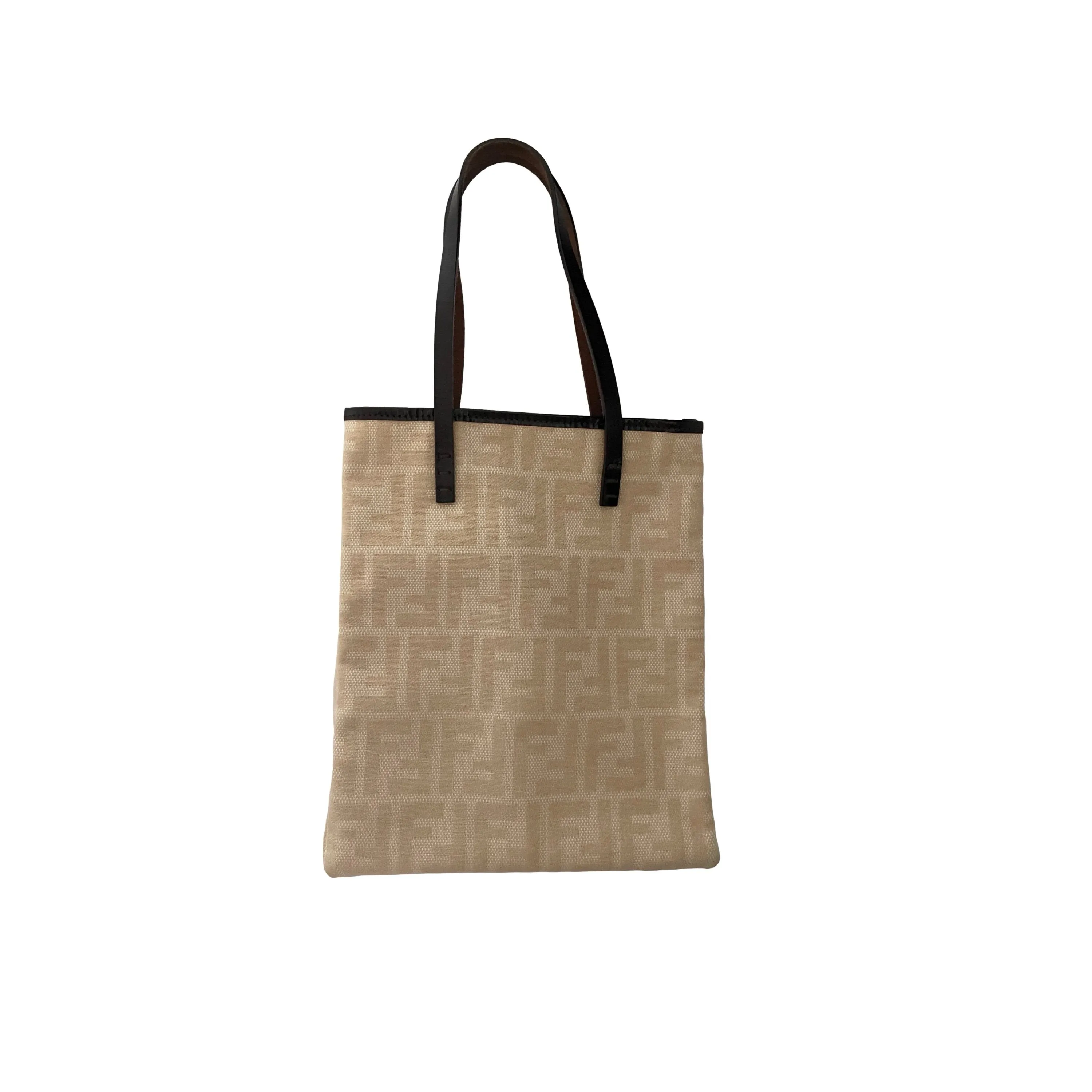 Fendi Natural Monogram Mini Tote