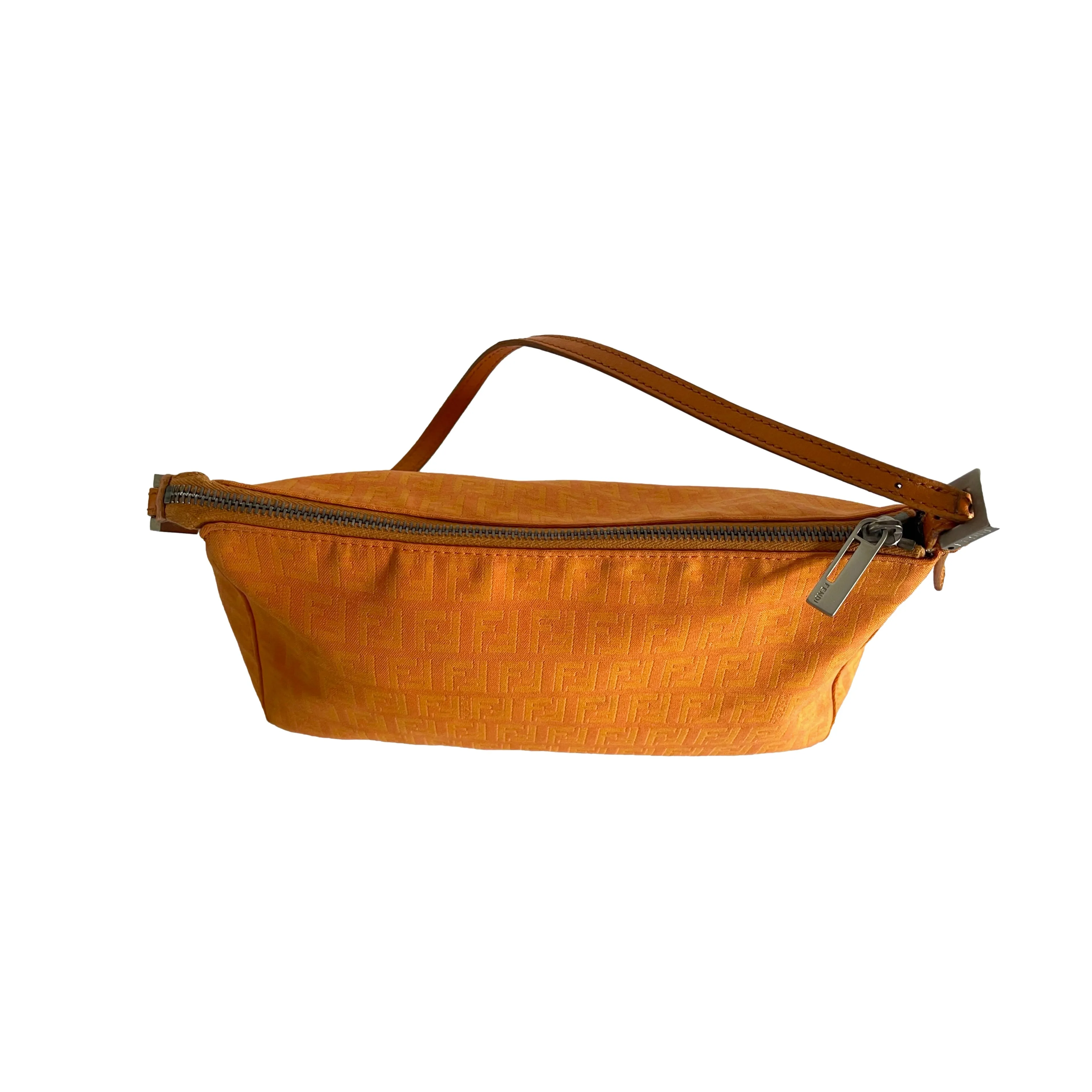 Fendi Orange Classic Logo Bag
