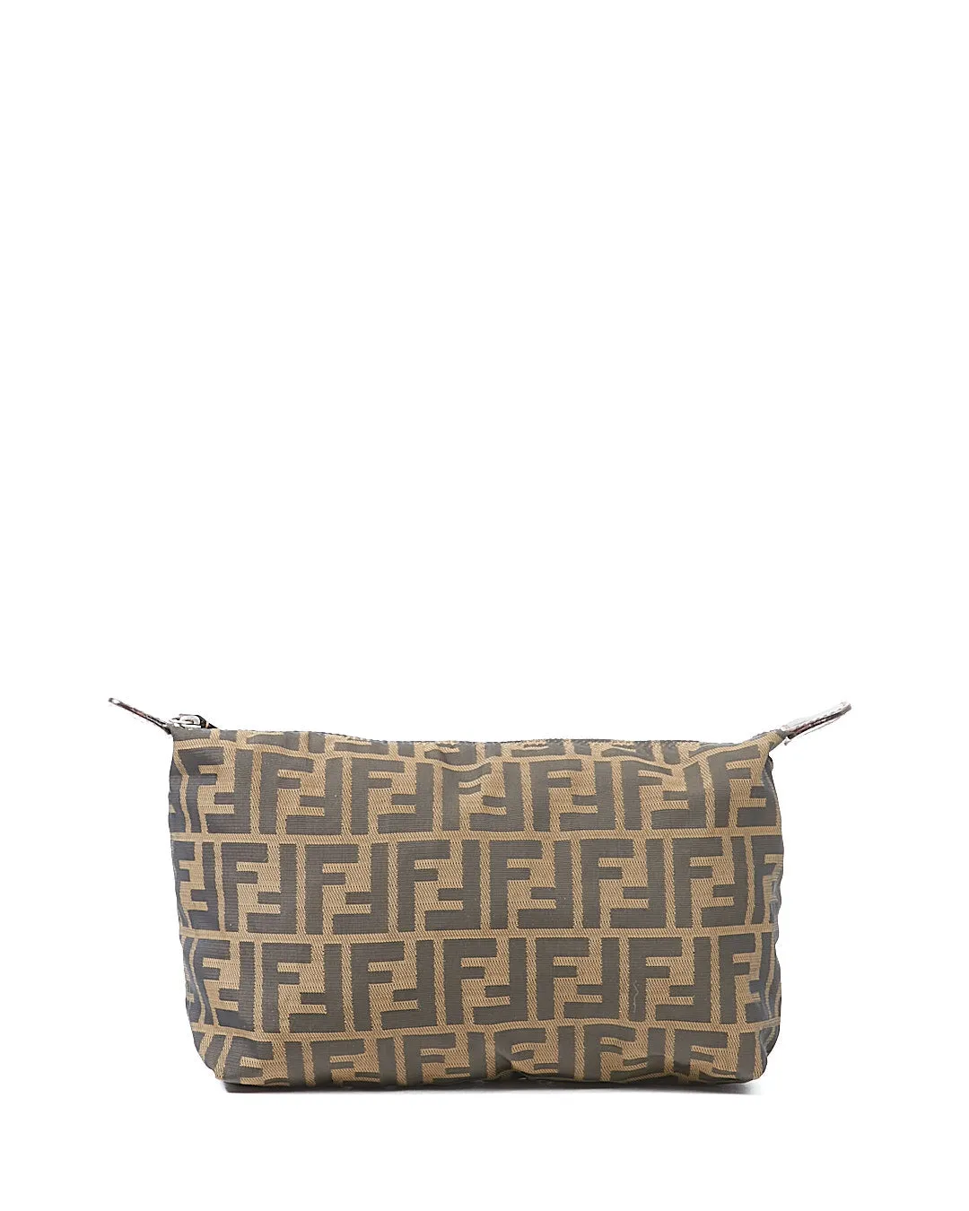 Fendi Zucca Canvas Zip Pouch/Pochette