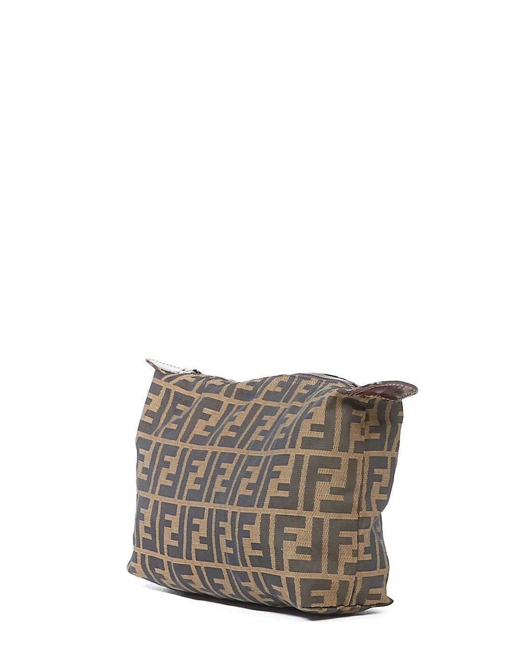 Fendi Zucca Canvas Zip Pouch/Pochette