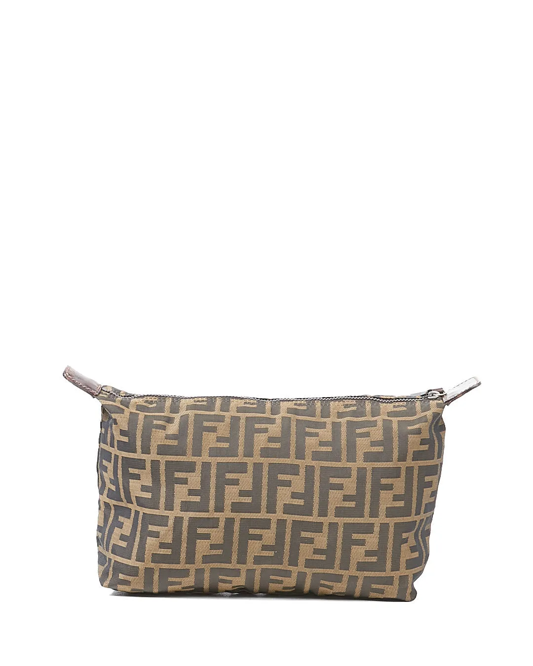 Fendi Zucca Canvas Zip Pouch/Pochette