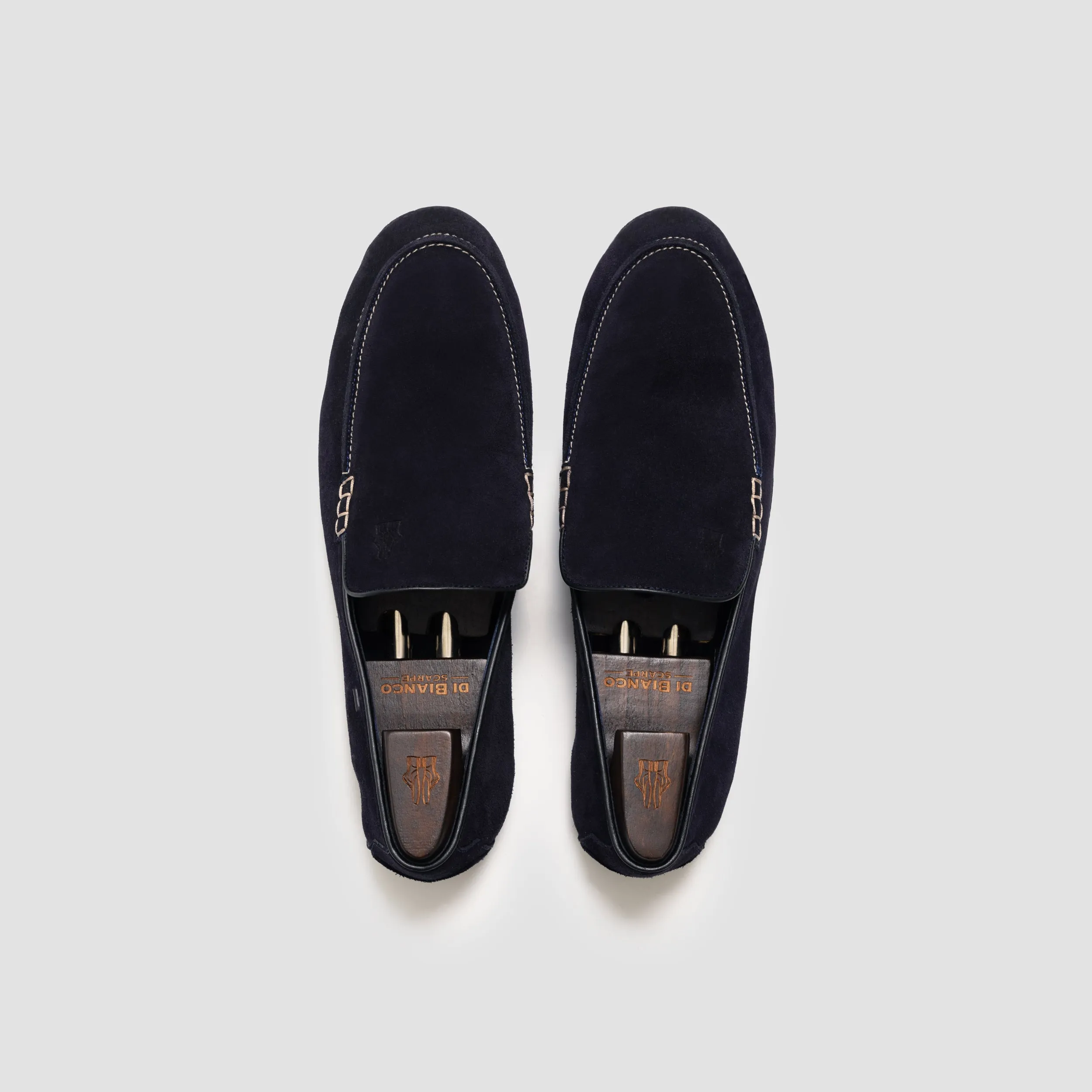 Fiumicino Navy Suede Men's Travel Slipper