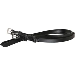 Flex Rider Black Leather Spur Strap
