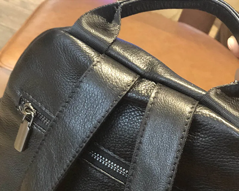Full Grain Backpack For Women Leather Shoulder Bag Stylish Leather Backpack Purse Handmade School Backpack Travel Backpack