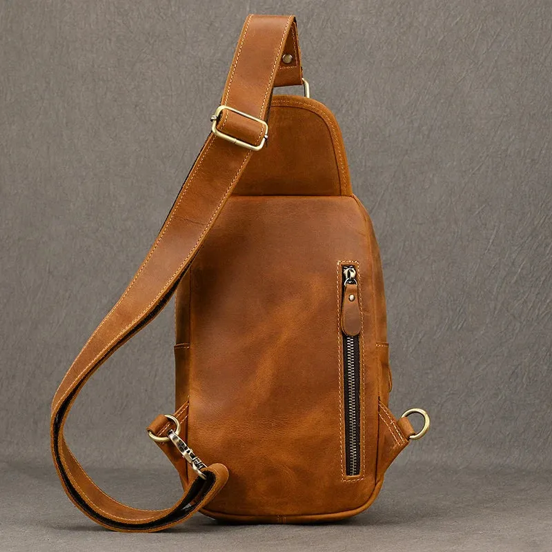 Genuine Leather Coin Pouch Short Cowhide Purse for Men