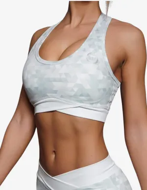 GEO Sports Bra - White