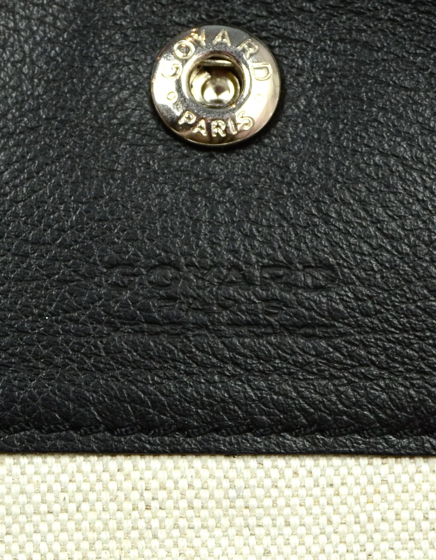 Goyard Black Canvas Goyardine Saint Louis PM Tote Bag w/ Insert