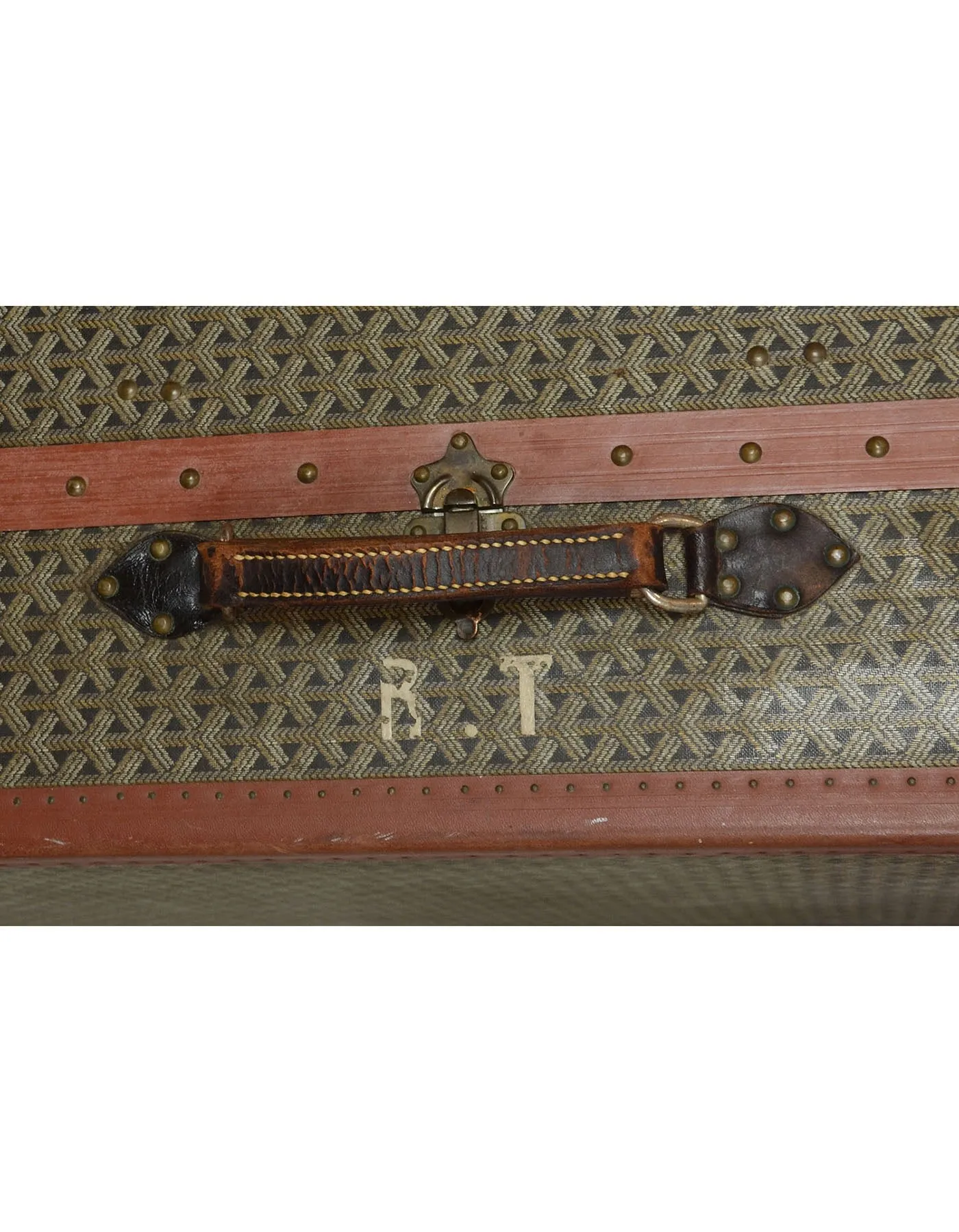 Goyard Vintage Brown & Grey Monogram Mini Wardrobe