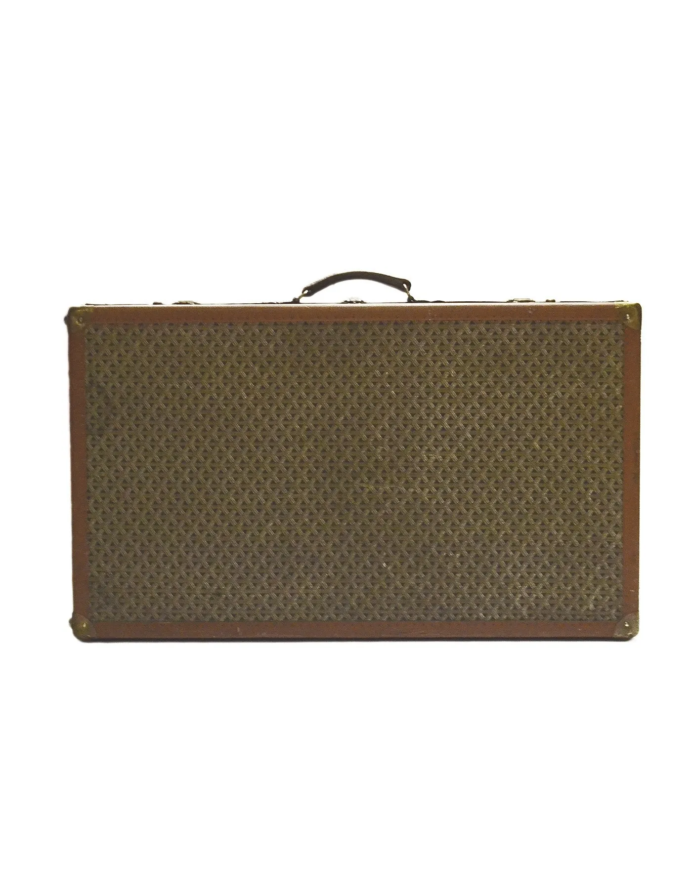 Goyard Vintage Brown & Grey Monogram Mini Wardrobe