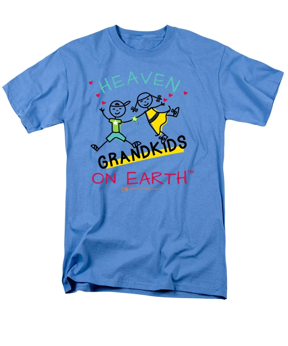 Grandkids Heaven on Earth - Men's T-Shirt  (Regular Fit)