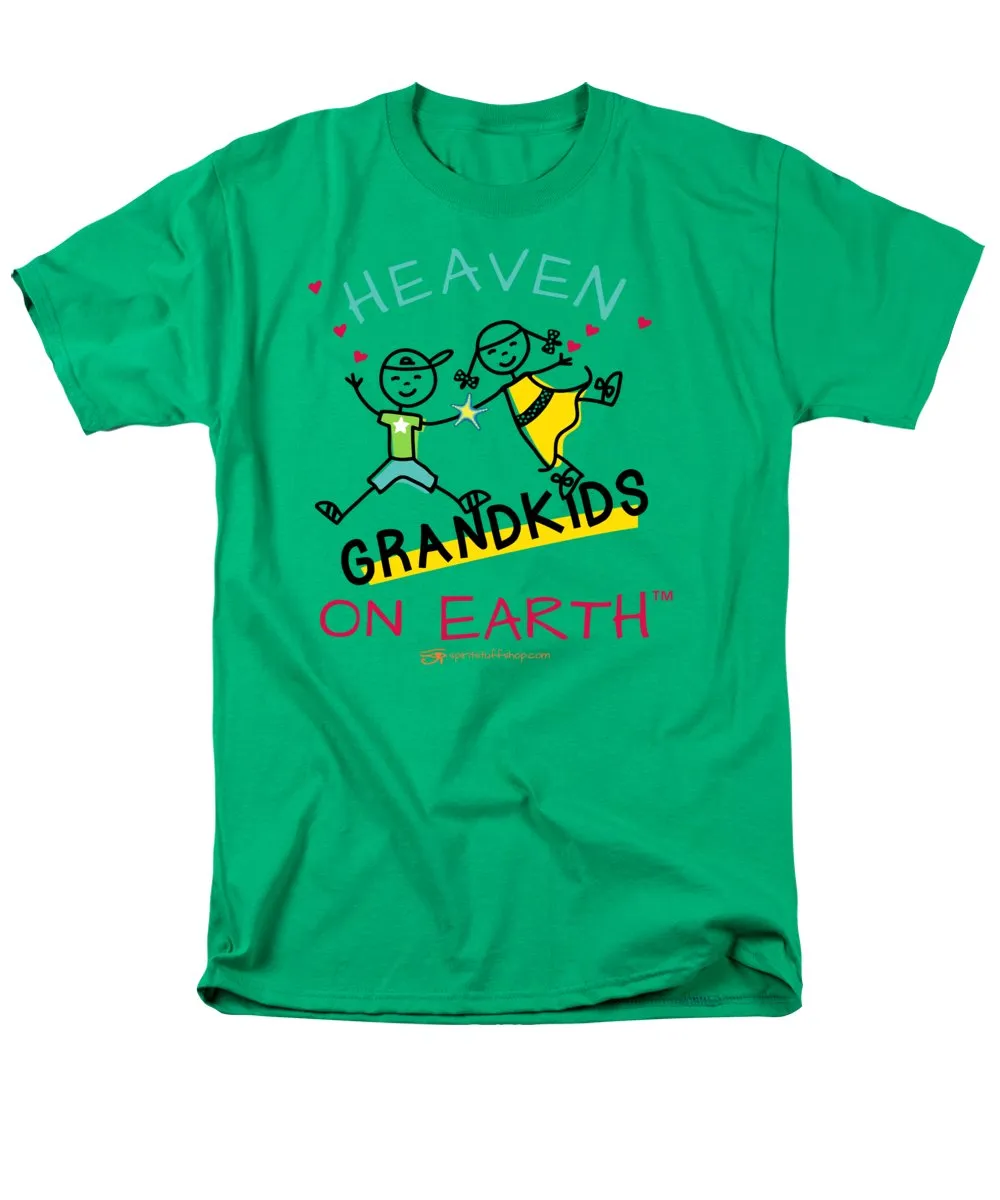 Grandkids Heaven on Earth - Men's T-Shirt  (Regular Fit)