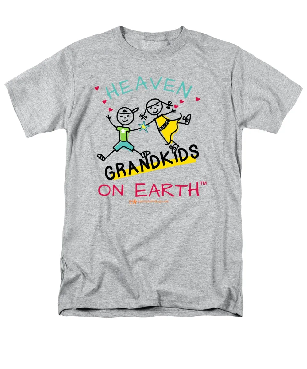 Grandkids Heaven on Earth - Men's T-Shirt  (Regular Fit)