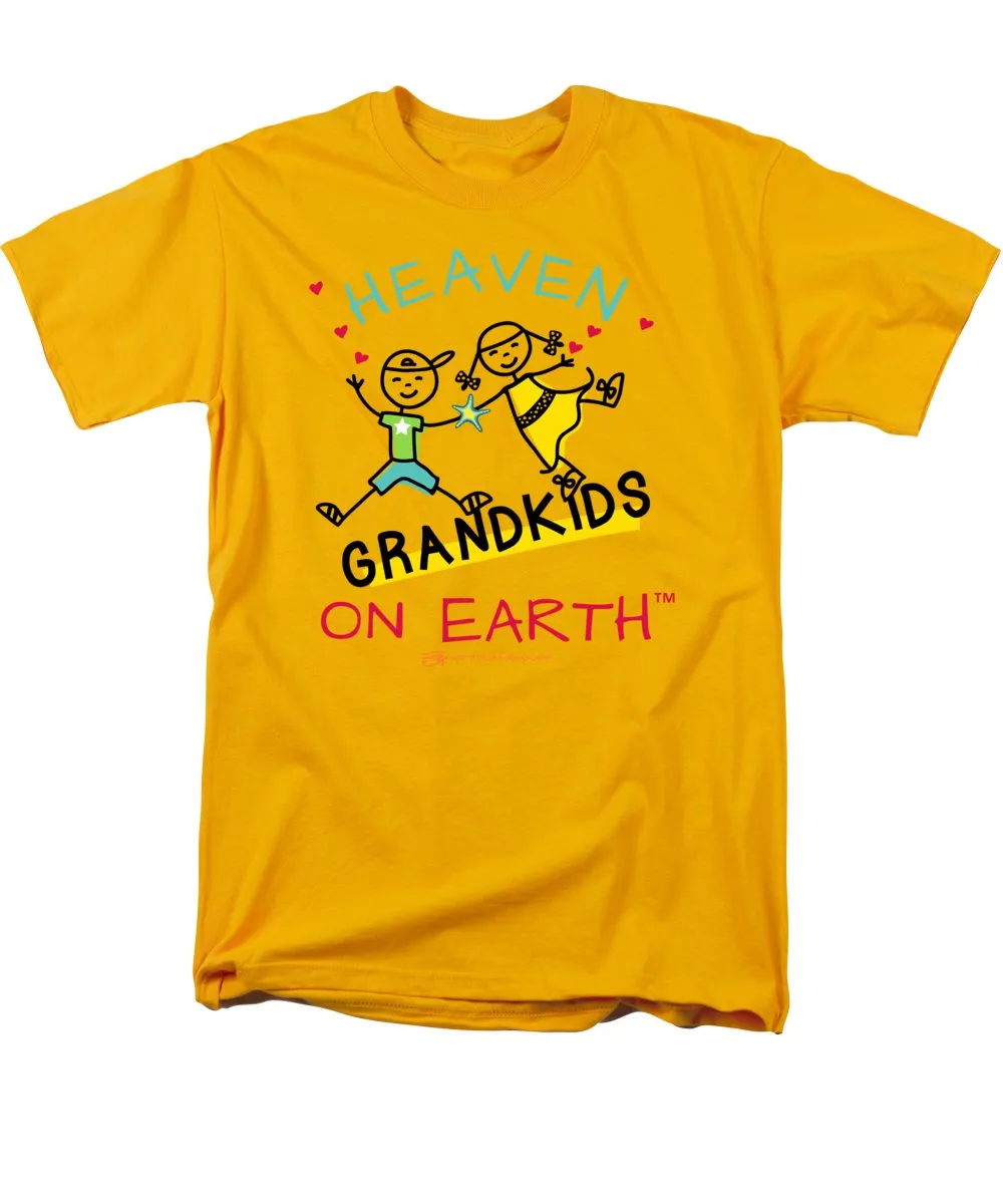 Grandkids Heaven on Earth - Men's T-Shirt  (Regular Fit)