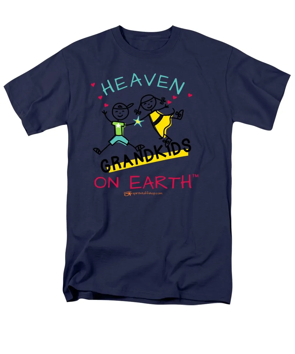 Grandkids Heaven on Earth - Men's T-Shirt  (Regular Fit)