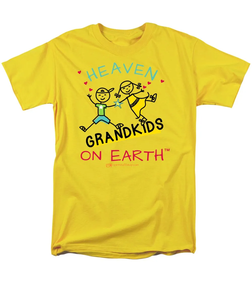 Grandkids Heaven on Earth - Men's T-Shirt  (Regular Fit)