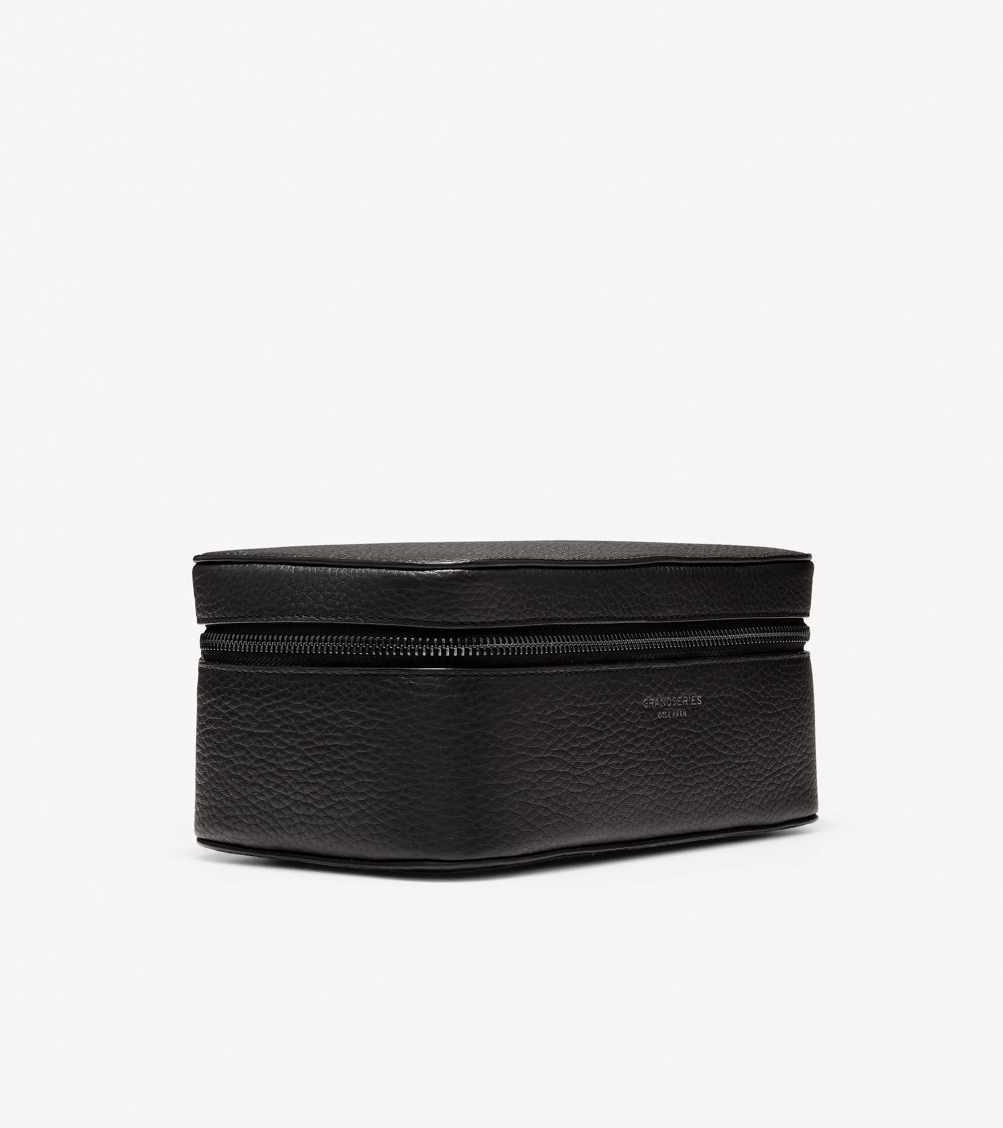 GRANDSERIES Leather Zip Around Travel Case Men's