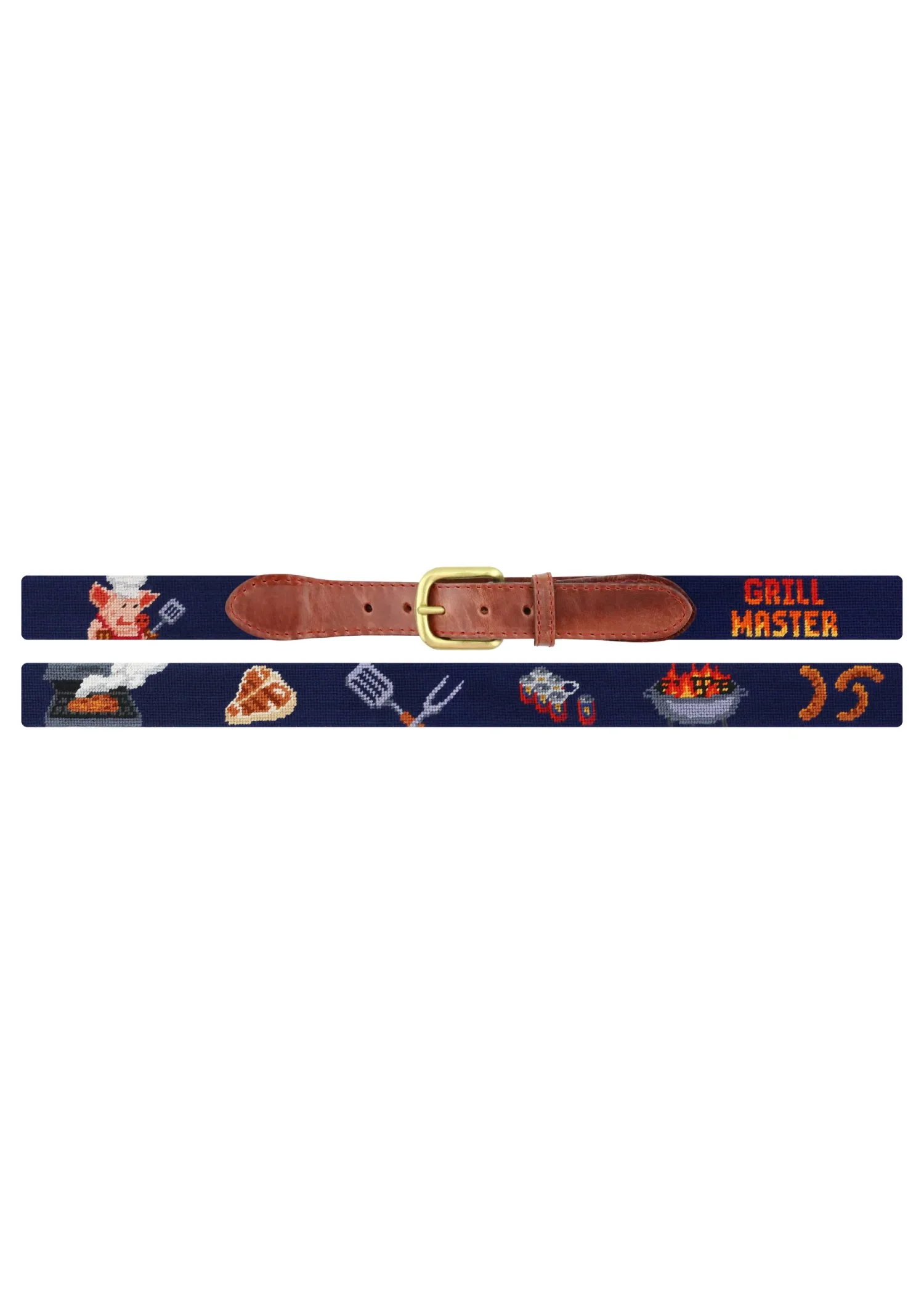 GRILL MASTER NEEDLEPOINT BELT