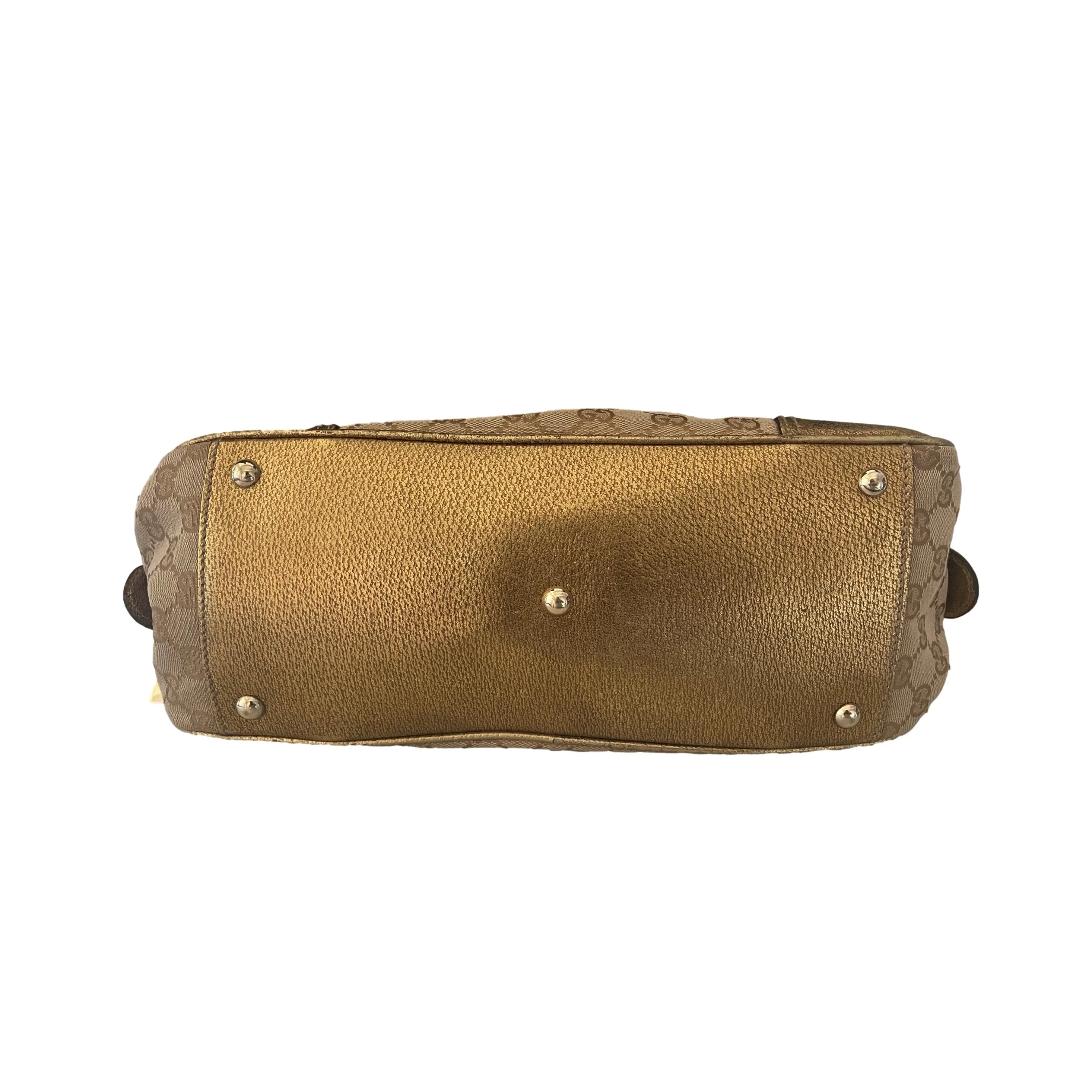 Gucci Beige Monogram Shoulder Bag
