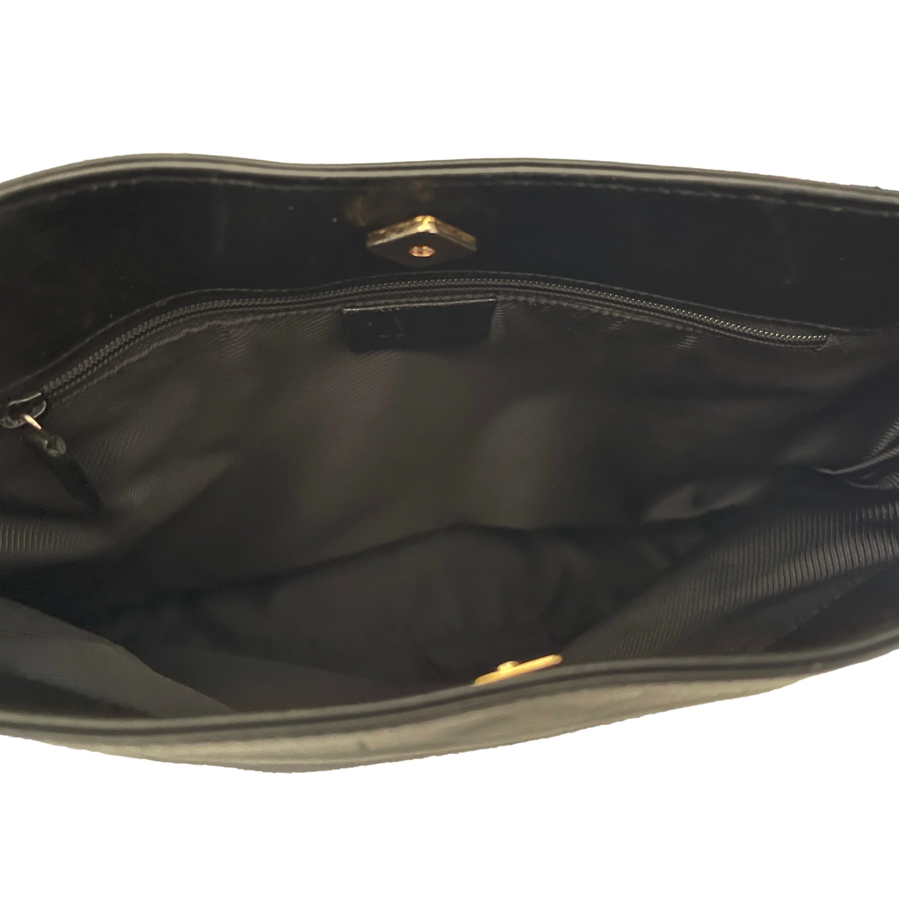 Gucci Black Monogram Shoulder Bag