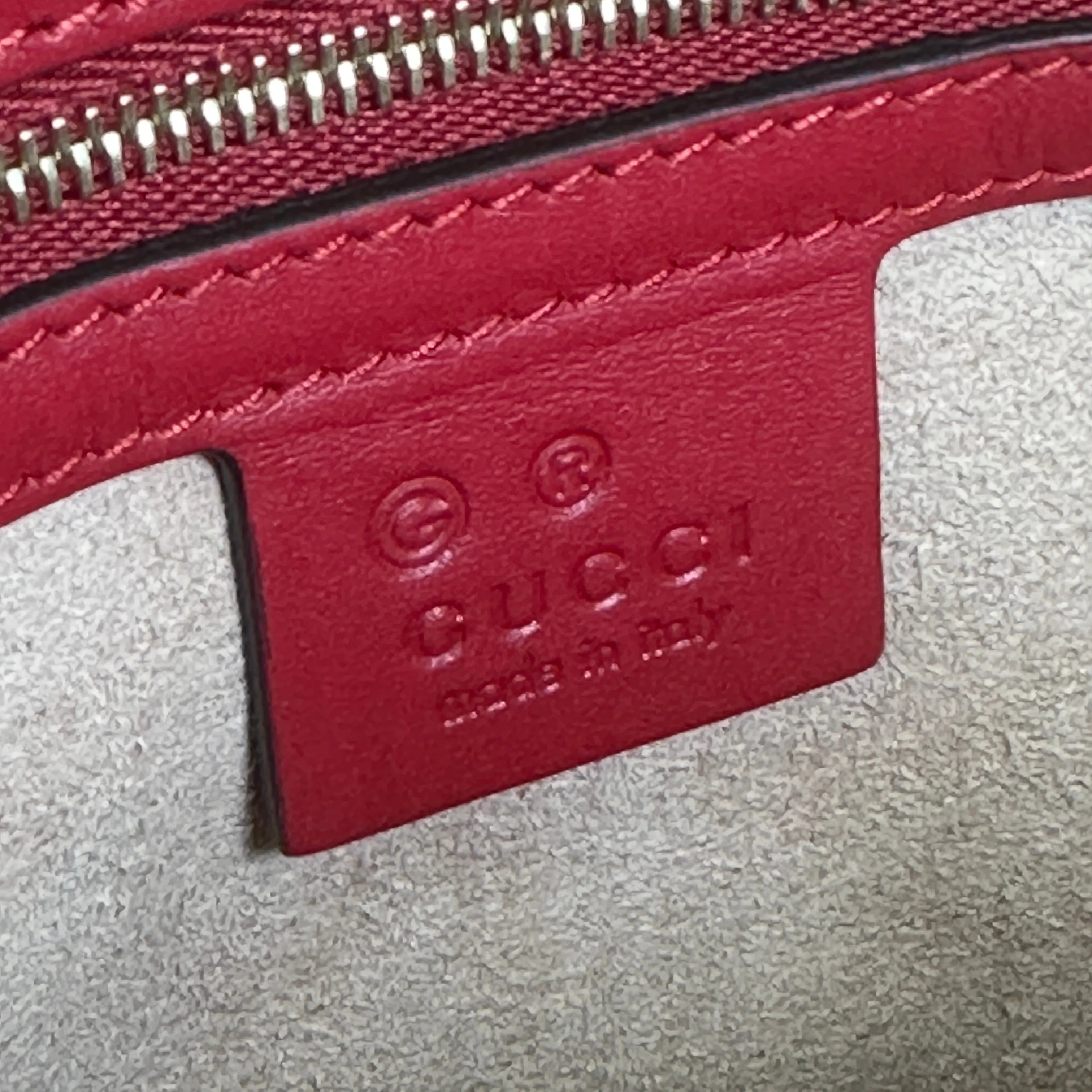 Gucci Blue Bloom GG Coated Canvas Small Boston Bag