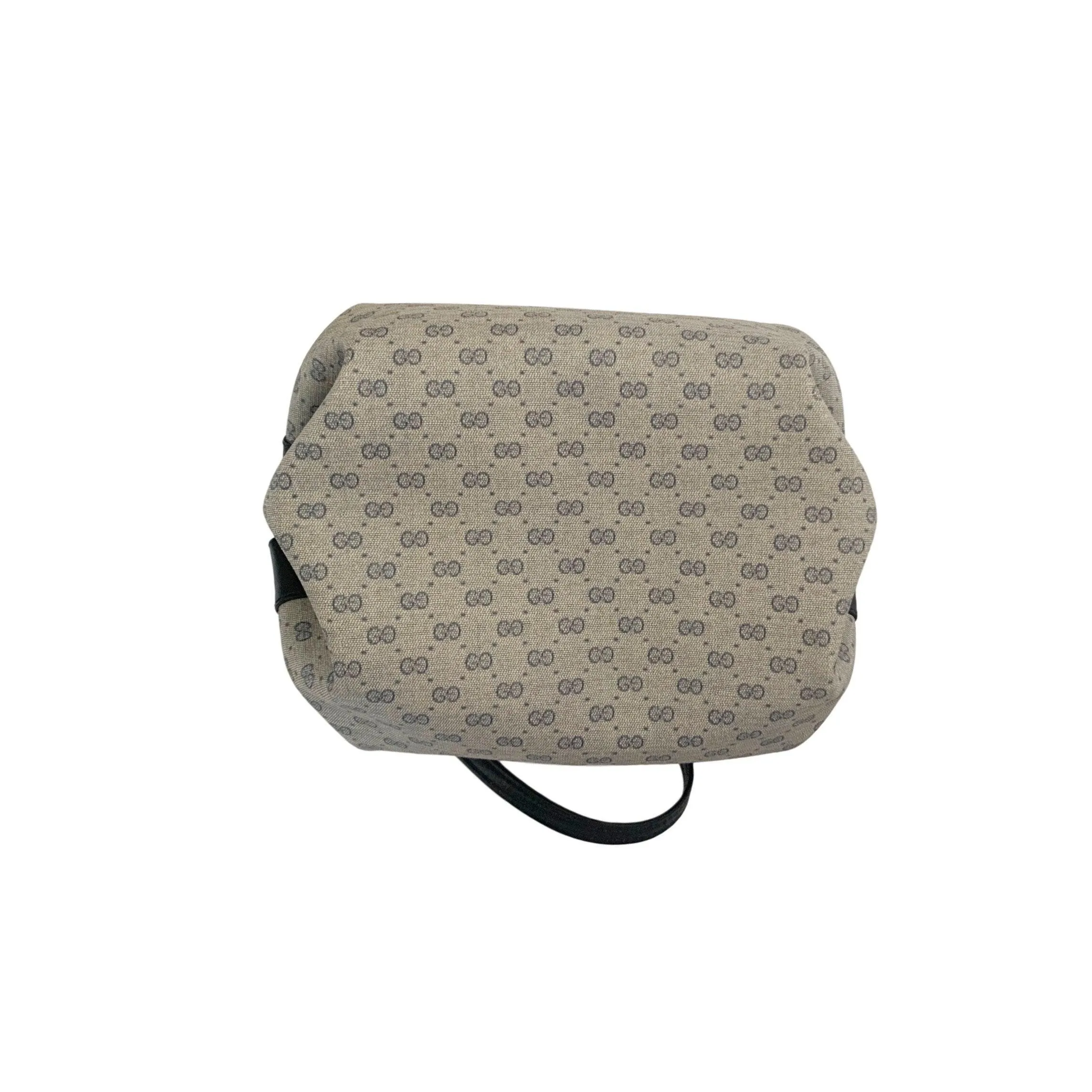 Gucci Brown Monogram Cylinder Bag