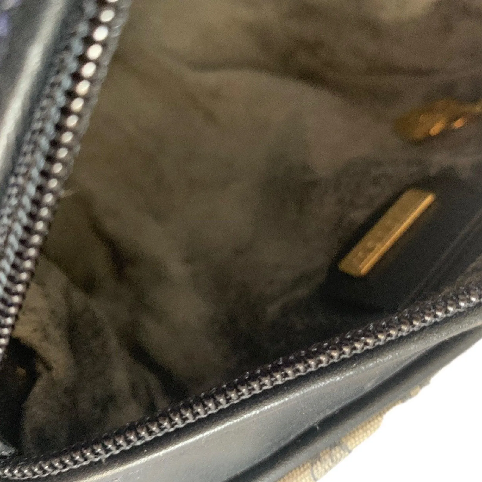 Gucci Brown Monogram Cylinder Bag