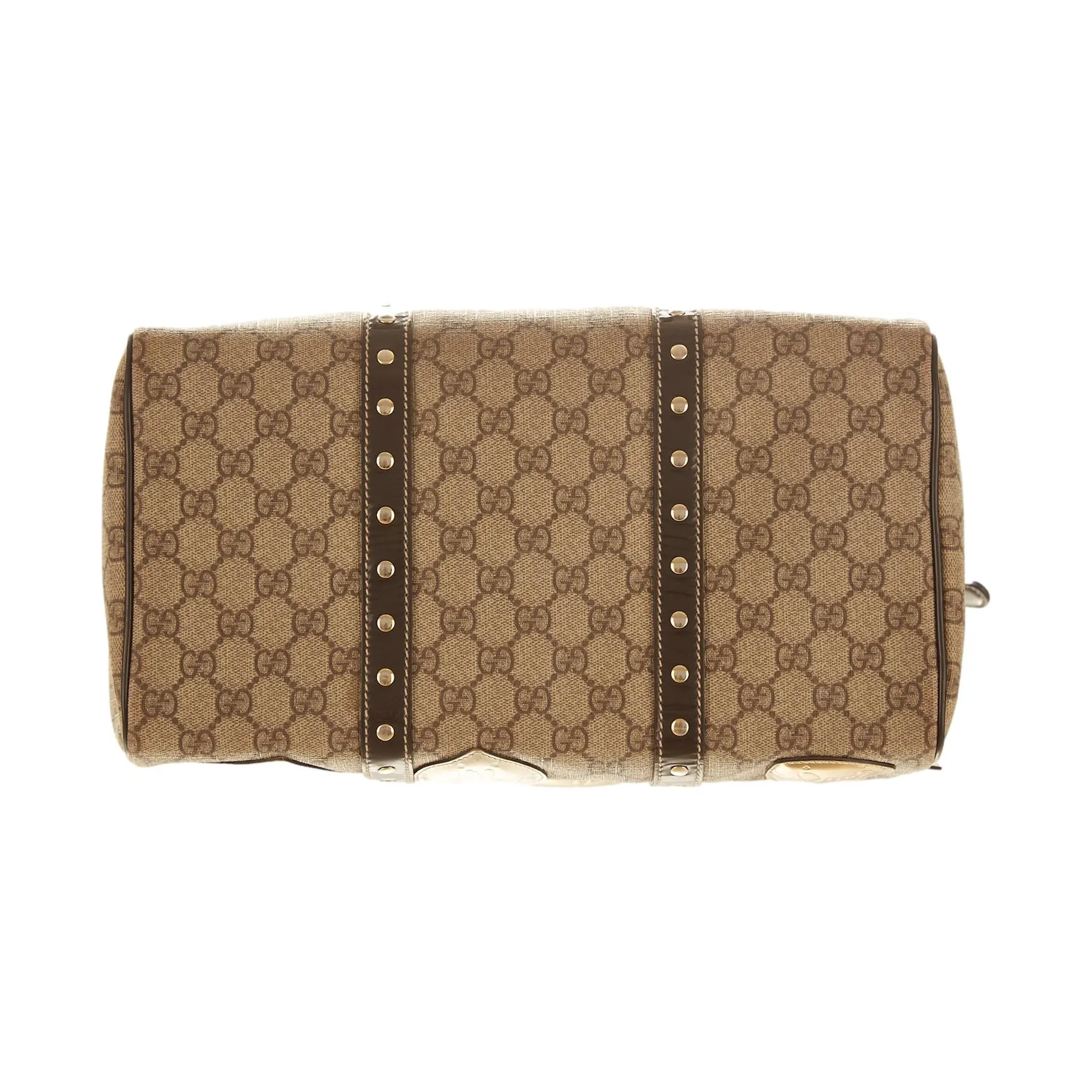 Gucci Gold Heart Logo Top Handle Bag