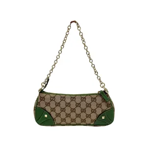 Gucci Green Mini Chain Shoulder Bag