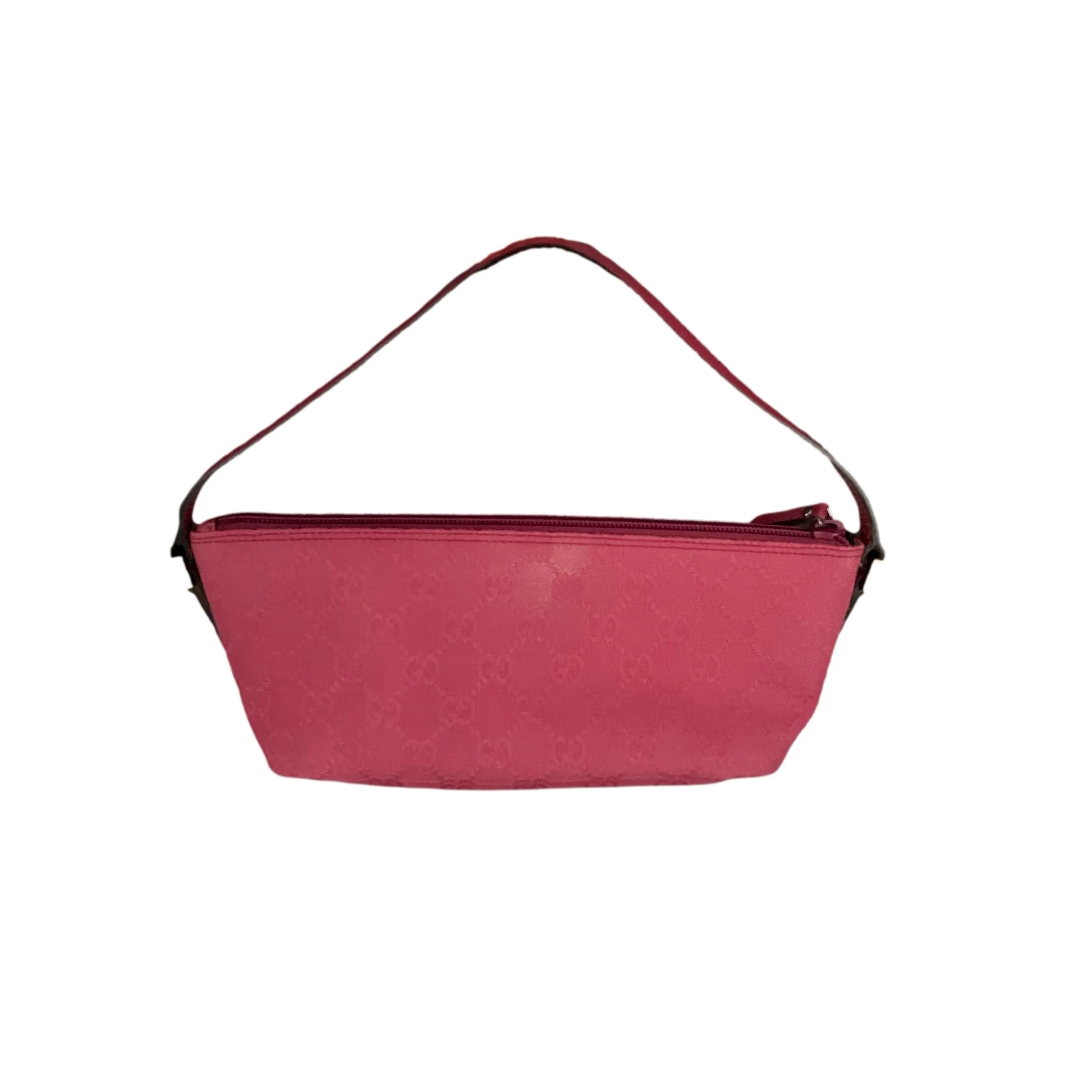 Gucci Hot Pink Monogram Mini Shoulder Bag