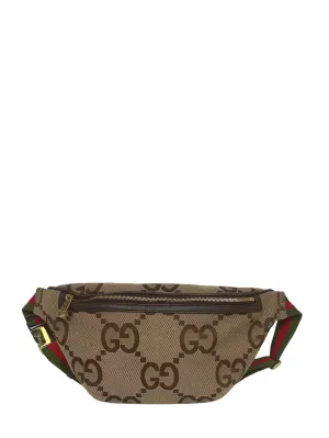 Gucci Monogram Jumbo GG Belt Bag