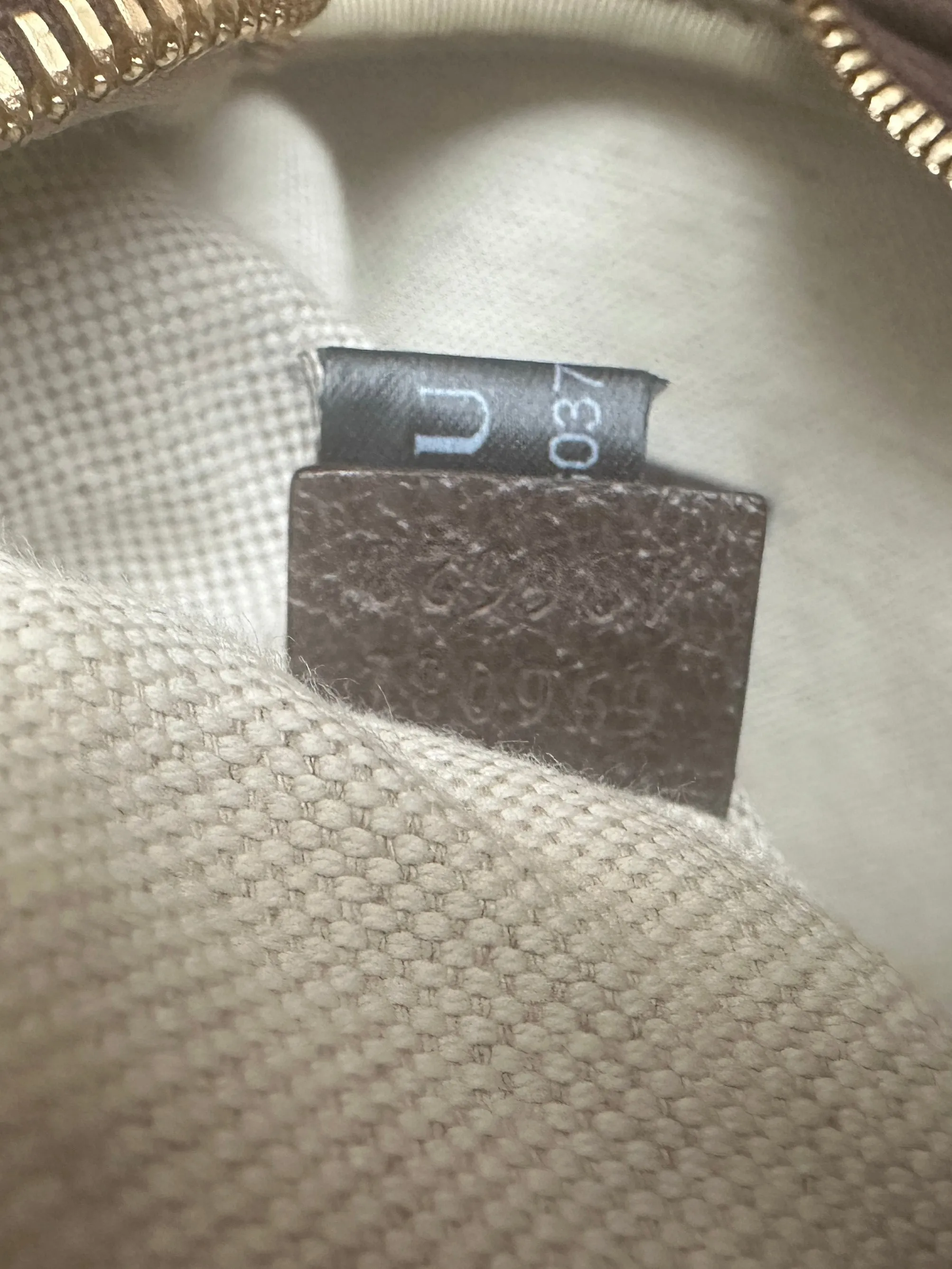 Gucci Monogram Jumbo GG Belt Bag
