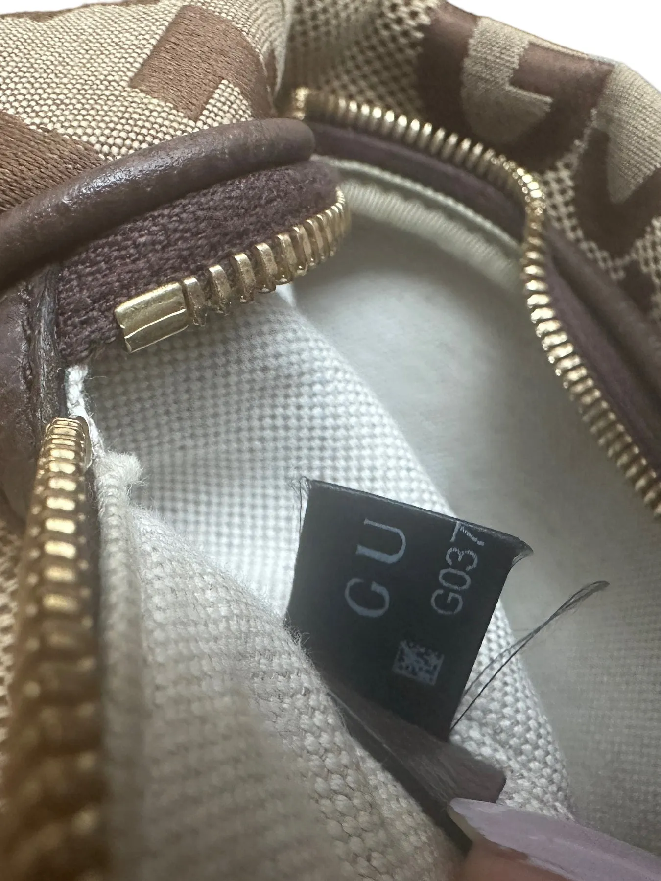 Gucci Monogram Jumbo GG Belt Bag