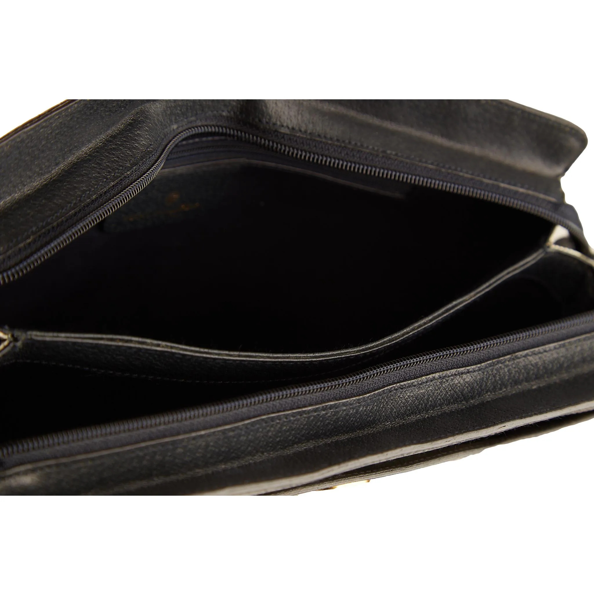 Gucci Navy Blue Logo Shoulder Bag