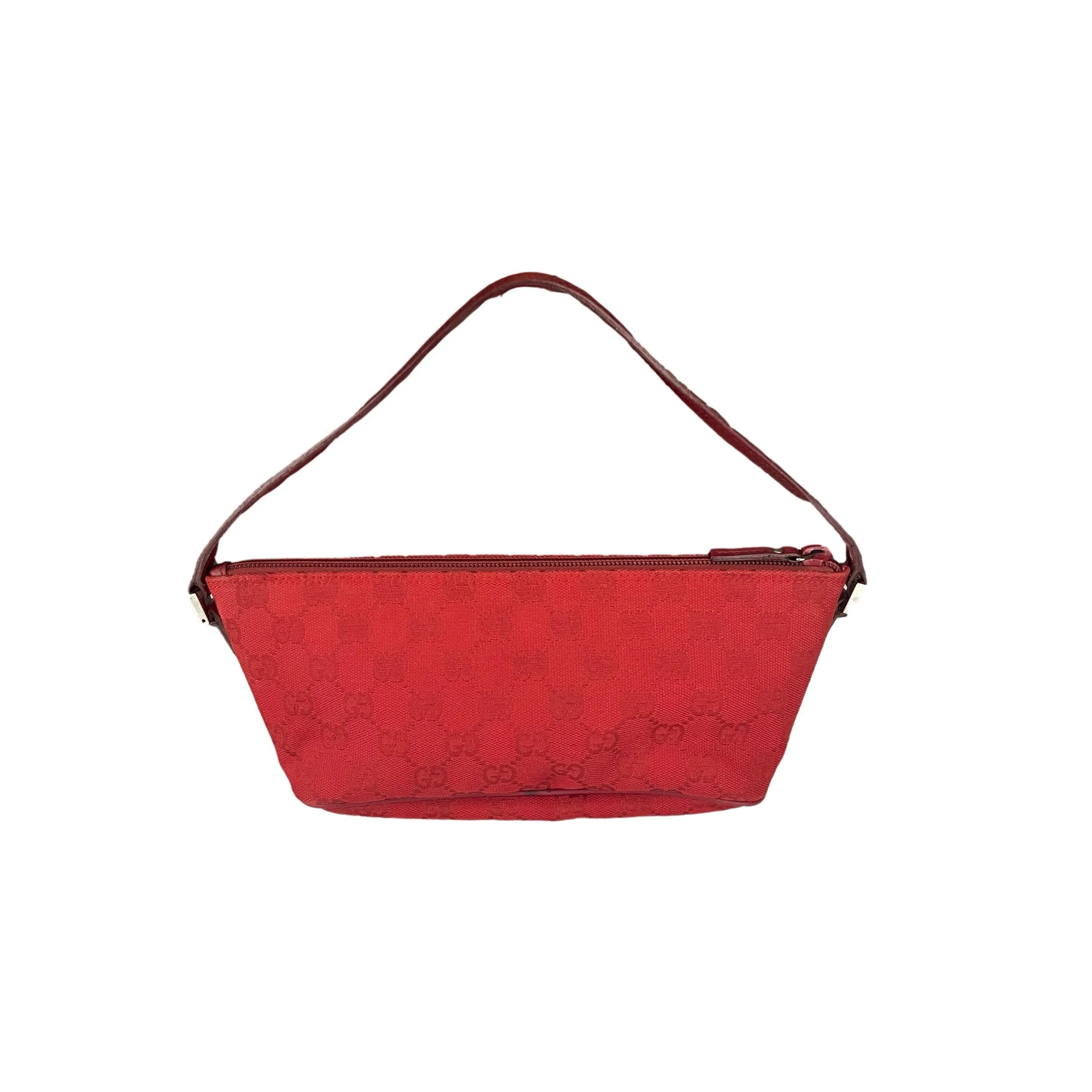 Gucci Red Monogram Mini Bag