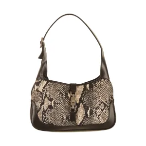 Gucci Snakeskin Print Jackie Bag
