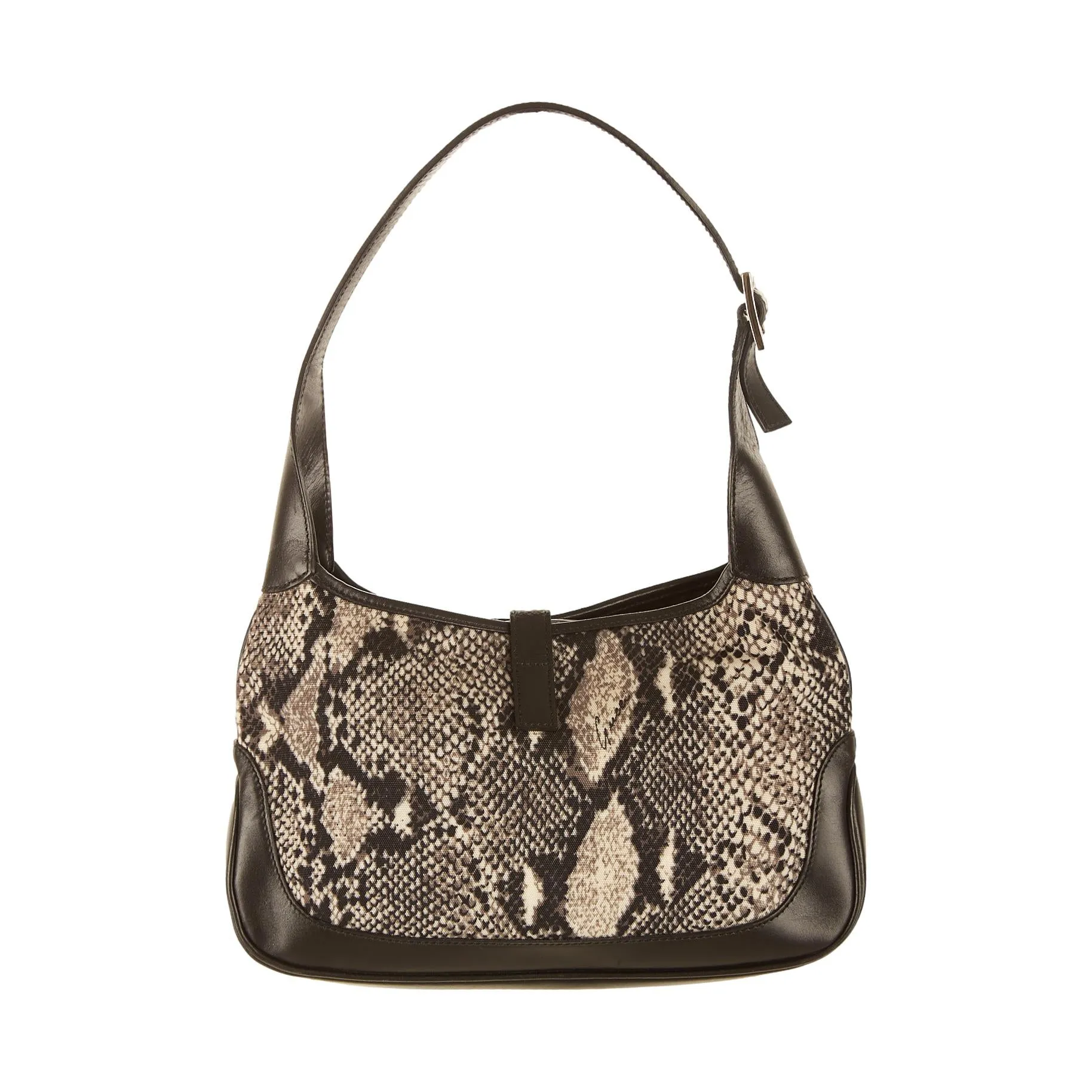 Gucci Snakeskin Print Jackie Bag