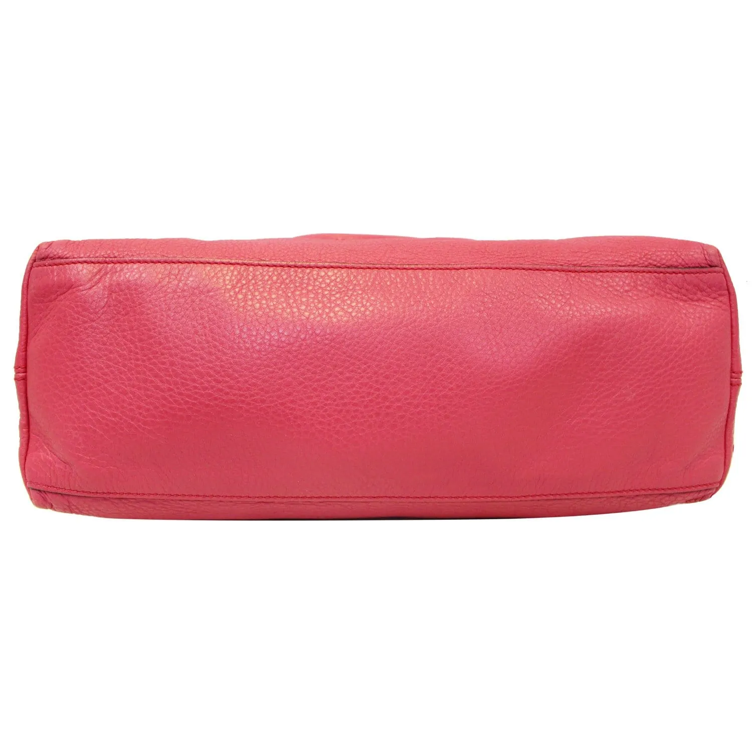 GUCCI Soho Pebbled Leather Chain Shoulder Bag Pink