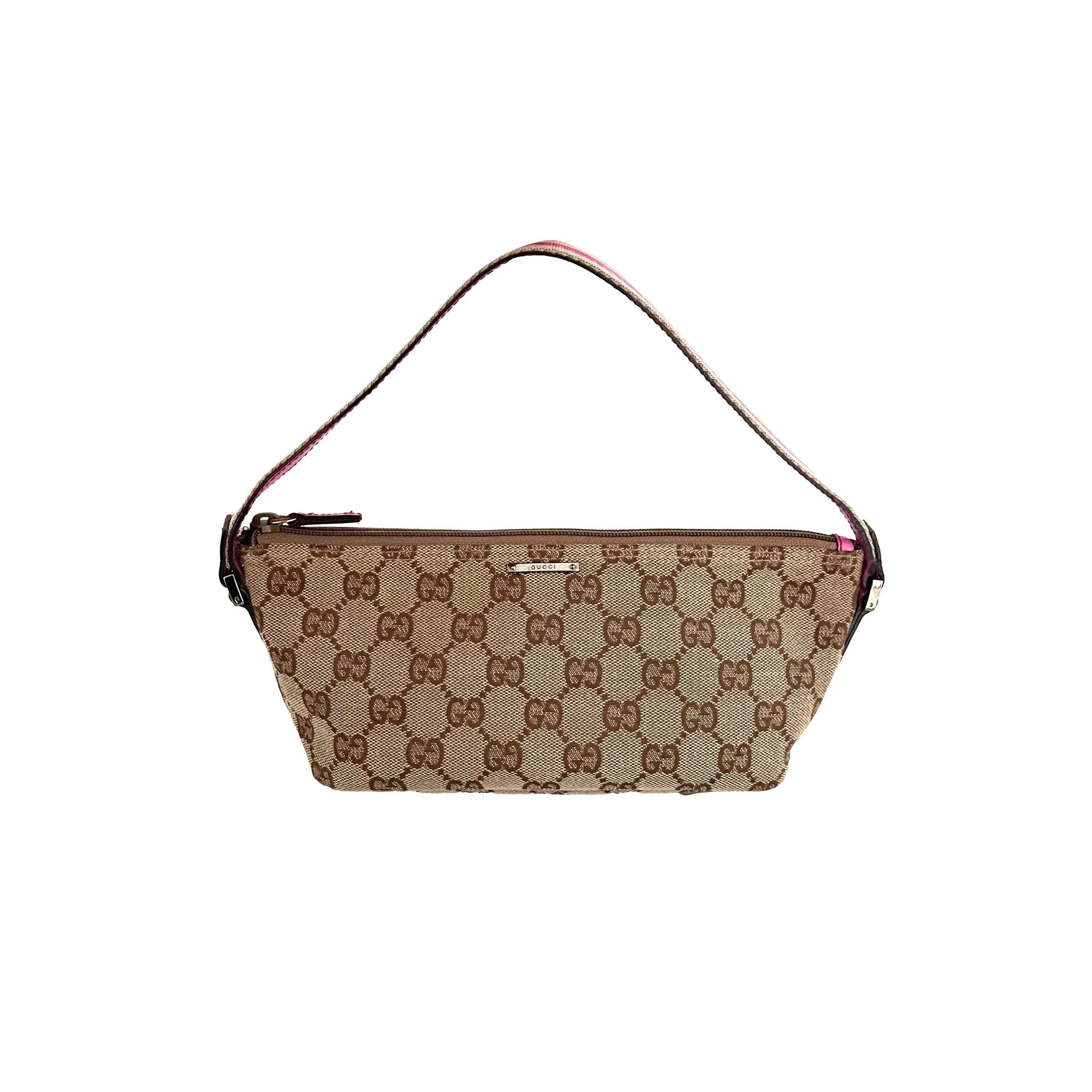 Gucci Tan Monogram Shoulder Bag