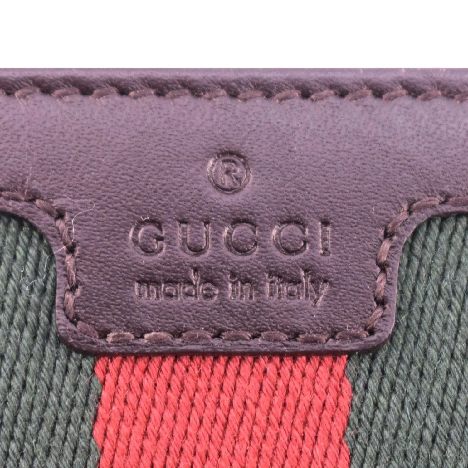 GUCCI Web Rania GG Canvas Zip Around Wallet Beige 353651
