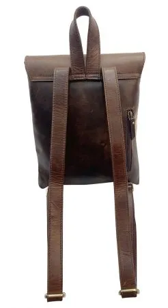 Hair on Cowhide Leather Backpack