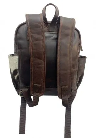 Hair on Cowhide Leather Backpack