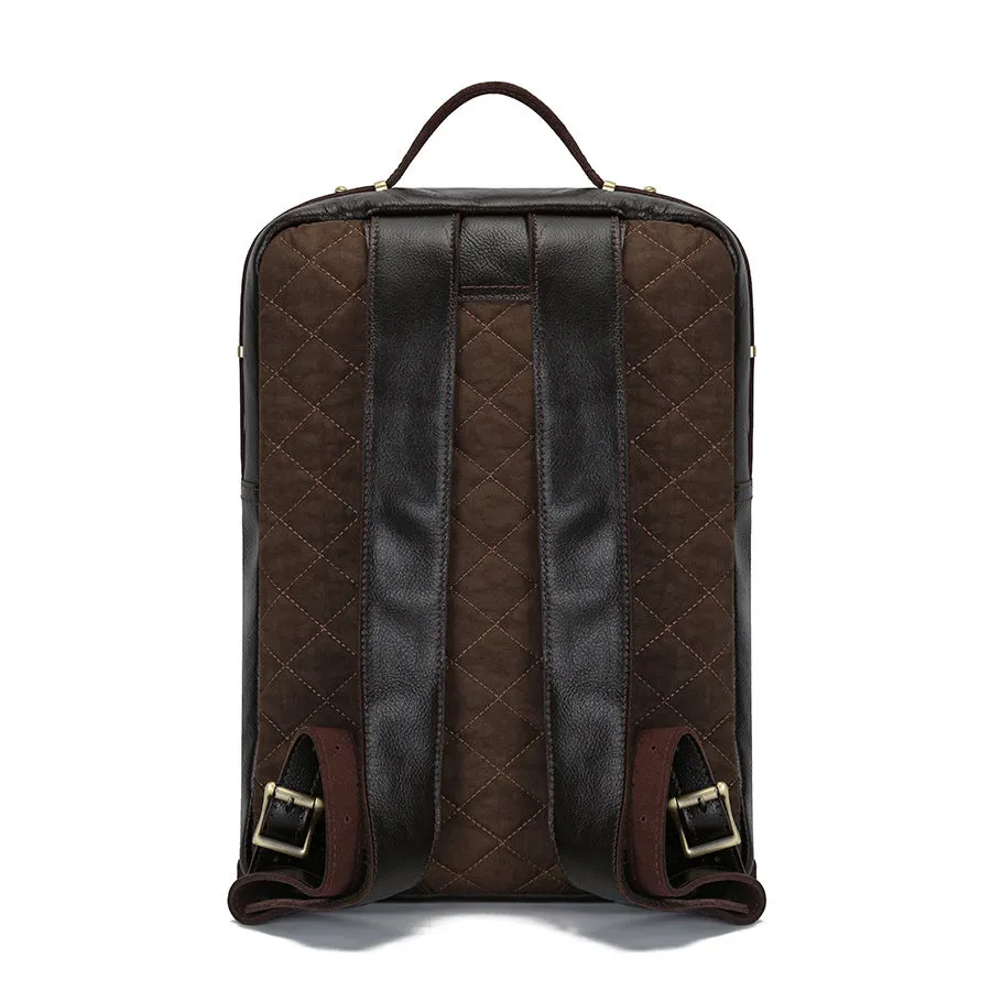 Handmade Vintage Full-Grain Leather Laptop Backpack