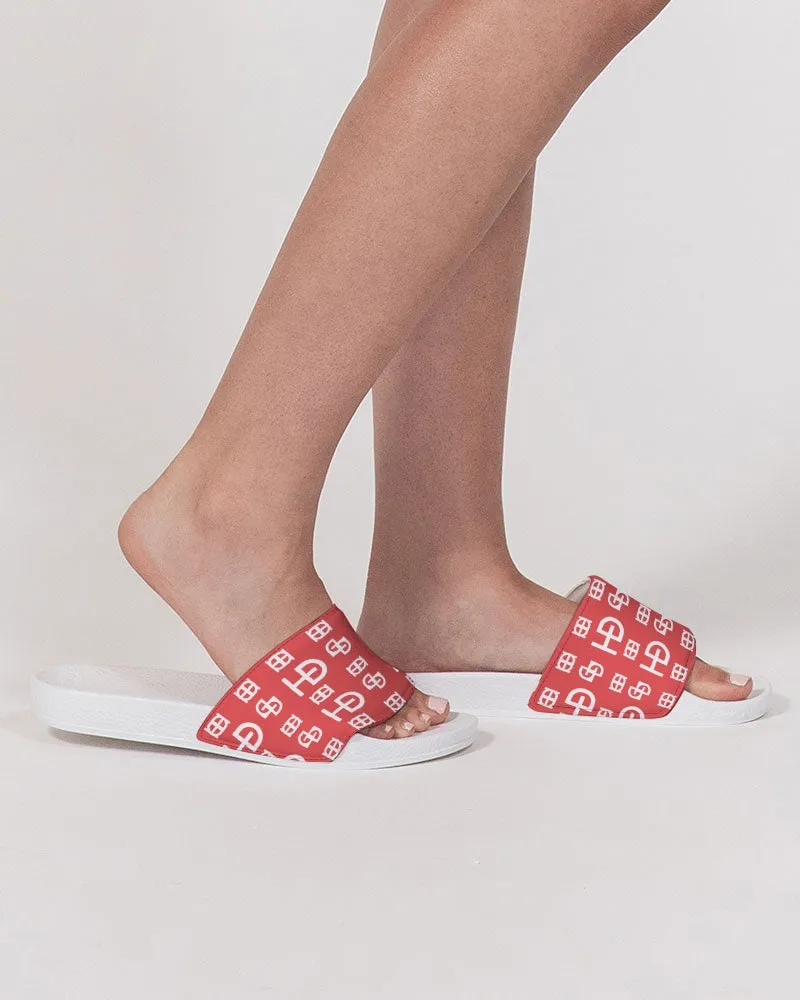 HEED NYC New Signature Red White Bottom Women's Slide Sandal