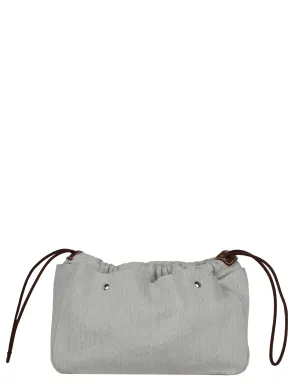 Hermes Natural Fauve Canvas Barenia Fourbi MM Bag Insert