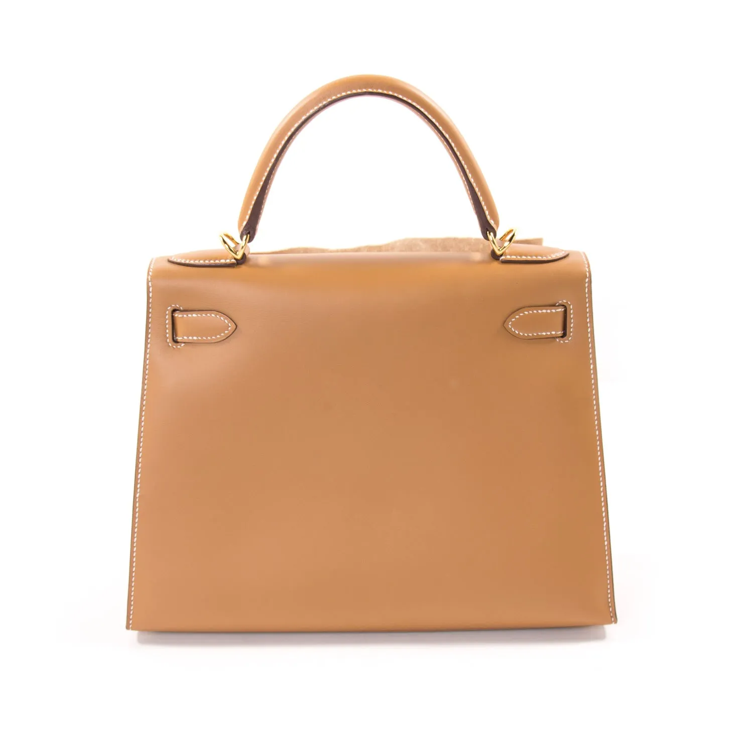 Hermès Kelly 28 Sellier Gold Chamonix Calf